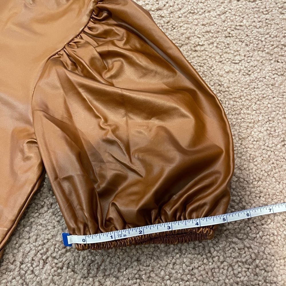 MISIA brown soft leather top. - Picture 10 of 11